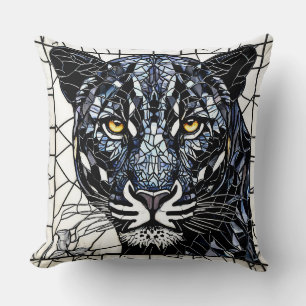 Coussin vitrail Black Panther