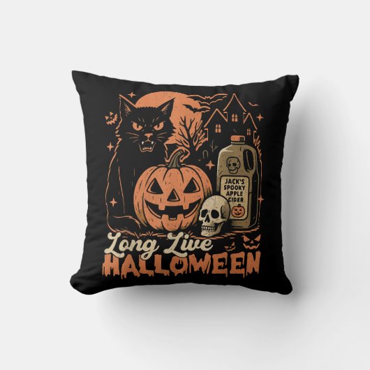 Coussin Vive Halloween (Recto)