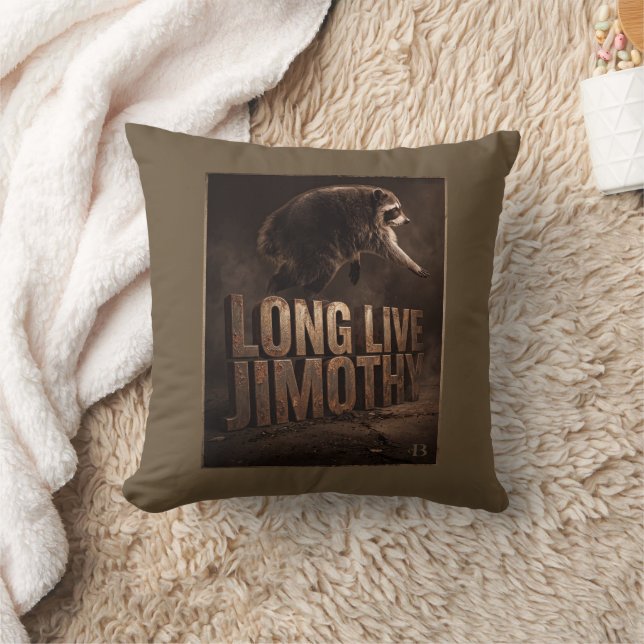 Coussin Vive Jimothy Raccoon  (Couverture)