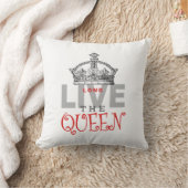 Coussin Vive la REINE ! (Couverture)