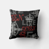 Coussin Vive la REINE ! (Verso)