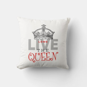 Coussin Vive la REINE !