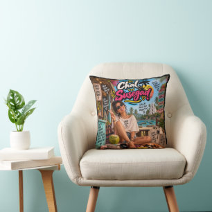 Coussin Vive Susegad ! — Susegad est un mode de vie