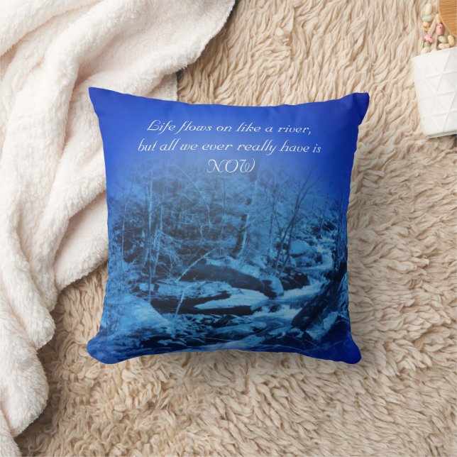 Coussin Vivez Dans L'Inspirationnel Actuel (Couverture)
