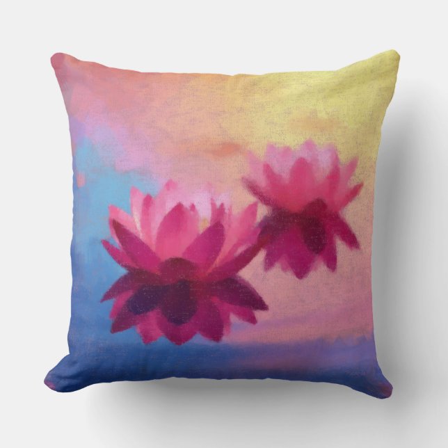 Coussin Vivid Lotus (Recto)