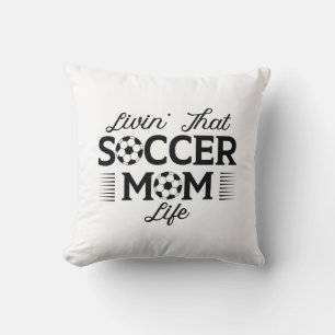 Coussin Vivre cette vie de mère de footballeur