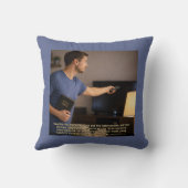 Coussin Vivre fidèlement suffit (Verso)