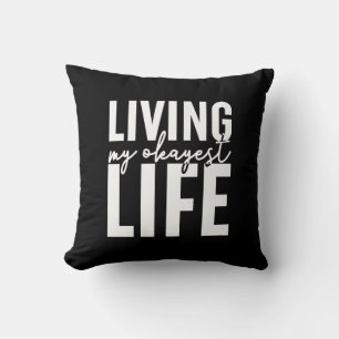 Coussin Vivre ma vie Okayest
