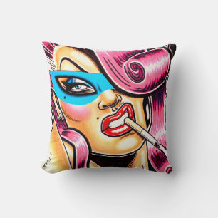 Coussin Vixen masqué