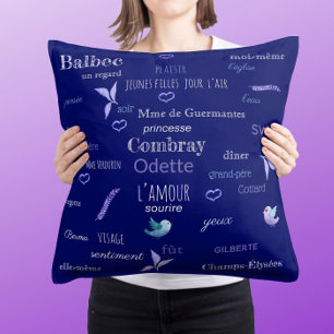 Coussin vocabulaire français de Proust