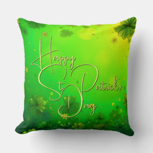 Coussin Vœux de fête de la Saint-Patrick