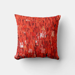 Coussin Voeux rouges