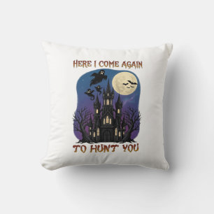 Coussin Voici de nouveau les fantômes du château hanté de 