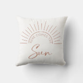 Coussin Voici Le Soleil (Verso)