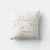 Coussin Voici Le Soleil (Recto)