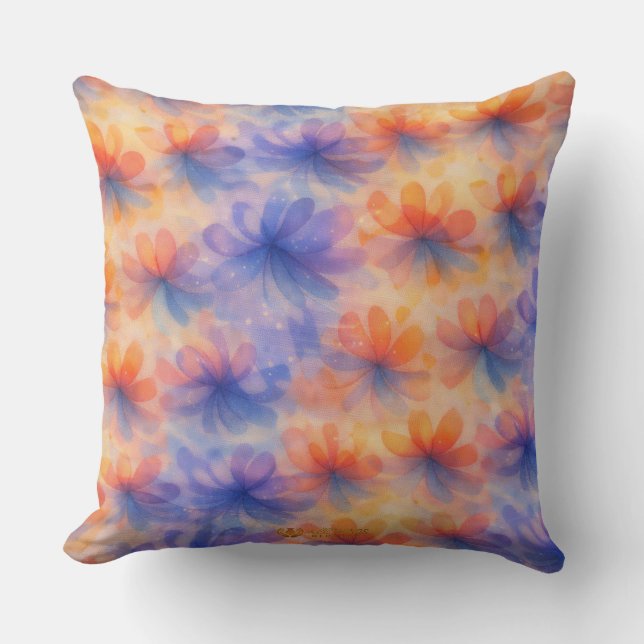 Coussin Voile Céleste (Recto)