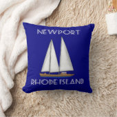 Coussin Voile de Newport Rhode Island (Couverture)