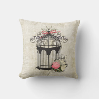 Coussin Voile d'Oiseau Vintage Victorienne