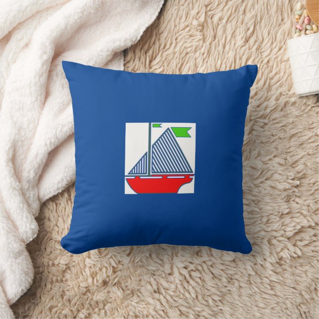 Coussin Voilier de Noël Pillow (Couverture)
