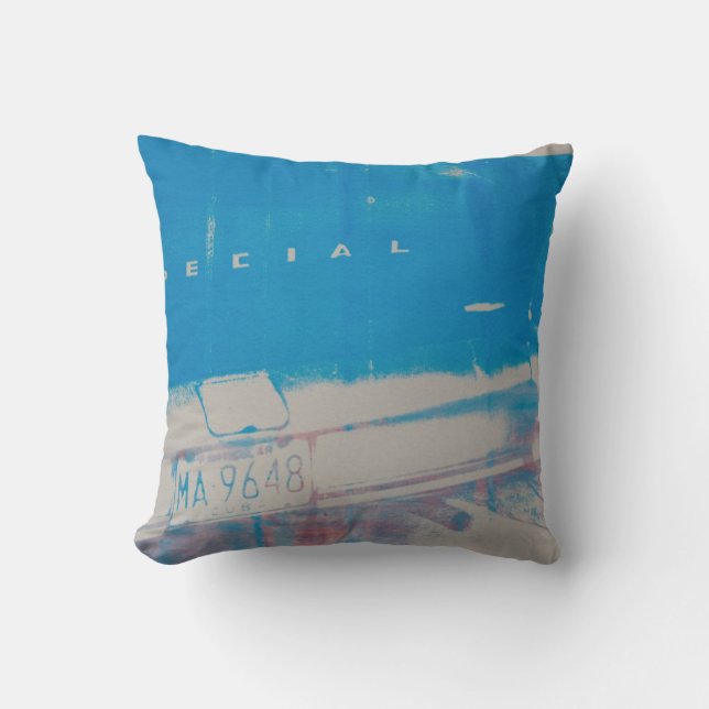 Coussin Voiture bleue (Recto)