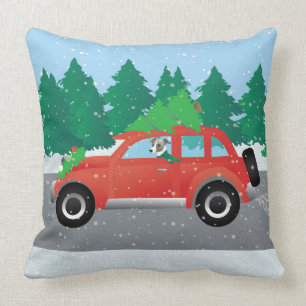 Coussin Voiture de conduite pour chien Greyhound italien -