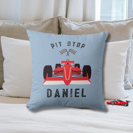 Coussin Voiture de course pour enfants