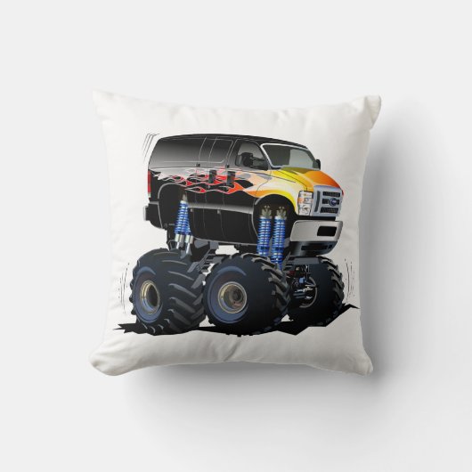 Coussin Voiture de dessin (Recto)