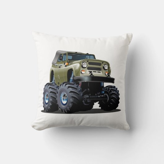 Coussin Voiture de dessin (Recto)