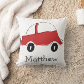Coussin Voiture de jouets à doodle rouge personnalisée (Couverture)