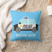 Coussin Voiture de police classique avec la sirène pour la (Couverture)
