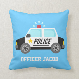Coussin Voiture de Police Classique avec Sirène Pour la Ch