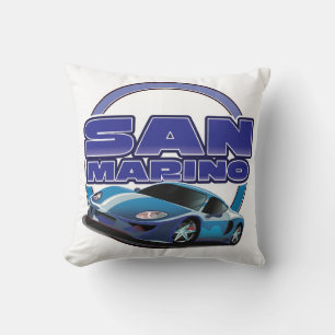 Coussin voiture de sport de Saint-Marin