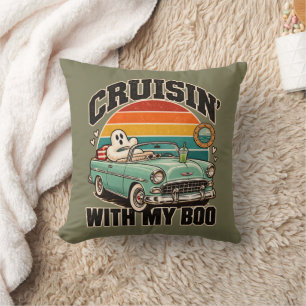 Coussin Voiture Fantôme Rétro Croisière Avec Mon Chéri Hal