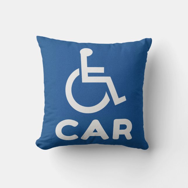 Coussin Voiture Handicapée (Recto)
