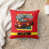 Coussin Voiture Red Race; Scarlet Red Strips (Couverture)