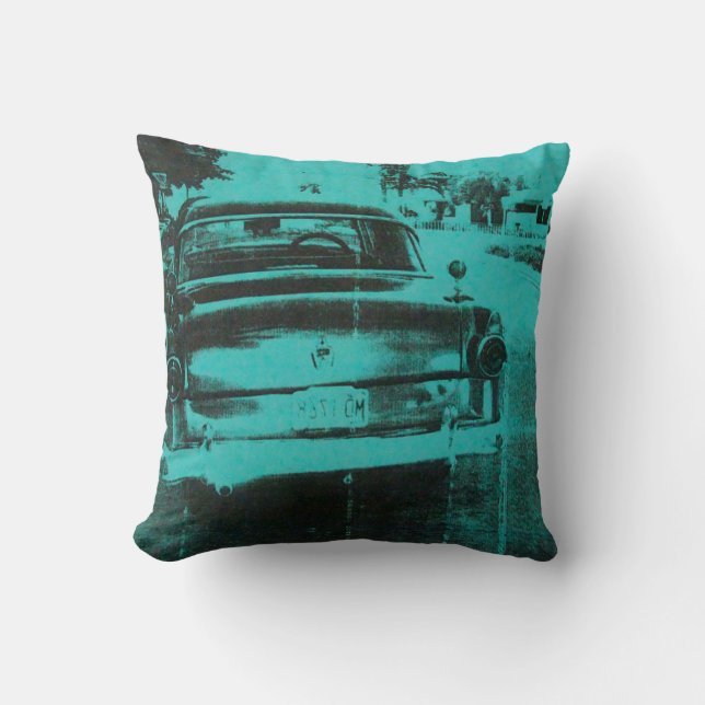 Coussin Voiture verte (Recto)