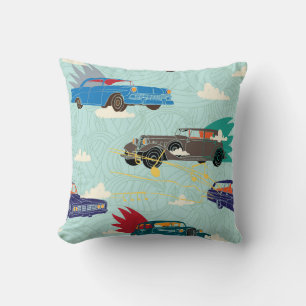 Coussin Voitures anciennes : Ciel nuages Motif