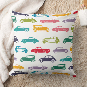 Coussin Voitures Classiques Anciennes Motif