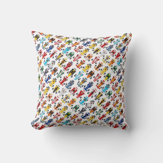 Coussin voitures de course de Formule 1 (Recto)