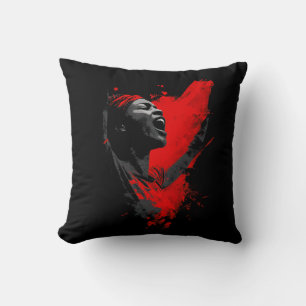 Coussin Voix en rouge