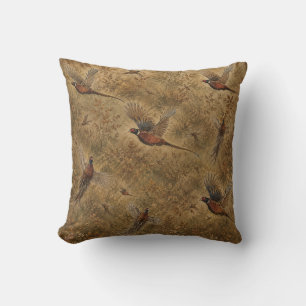 Coussin Vol de faisan d'automne