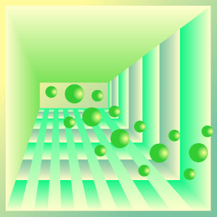 Coussin Vol de Limes à travers une Plaza de menthe