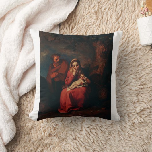 Coussin Vol en Egypte par Abraham Bloemaert (Couverture)