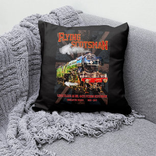 Coussin Volant Scotsman Steam Train Anglais Locomotive