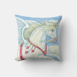 Coussin Voler Unicorn Pegasus CHEVAL JETER PILLOW