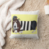 Coussin Voleur Basset Hound (Couverture)