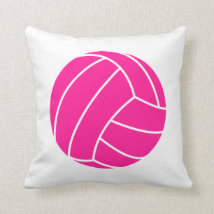 Coussin Volley rose chaud