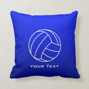 Coussin Volleyball bleu profond