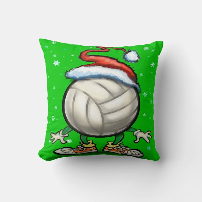 Coussin Volleyball Christmas Jeu d'oreiller (Recto)