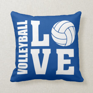 Coussin Volleyball Love Blue